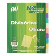 Divisória Transparente c/ Visor p/ Fichário