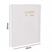 Pasta Catálogo 50 folhas - Clear Book - Transp.