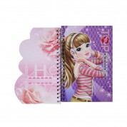 Caderno Espiral e Memo Top Girl - c/ 76fls CX24pcs