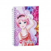 Caderno Espiral e Memo Top Girl - c/ 76fls CX24pcs