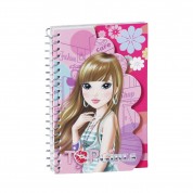 Caderno Espiral e Memo Top Girl - c/ 76fls CX24pcs