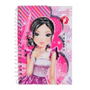 Caderno Espiral e Memo Top Girl - c/ 76fls CX24pcs