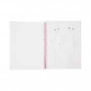 Caderno de Desenho c/36Fls - Espiral Grande 12pcs