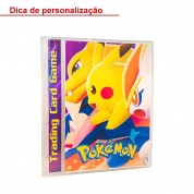 Fichário 4 Argolas A4-Personalizável-Transparente